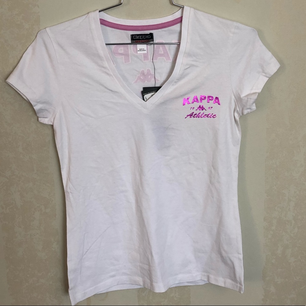 Kappa NWT Athletic Ravi V-Neck T-shirt